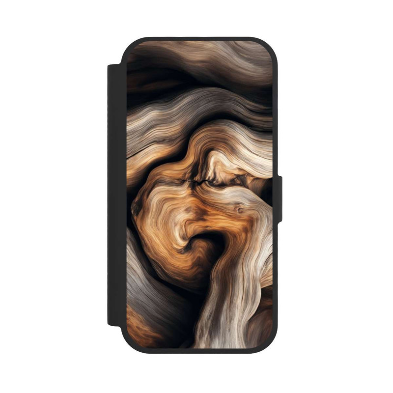 iPhone 17 NIVOflip Rustic Wood
