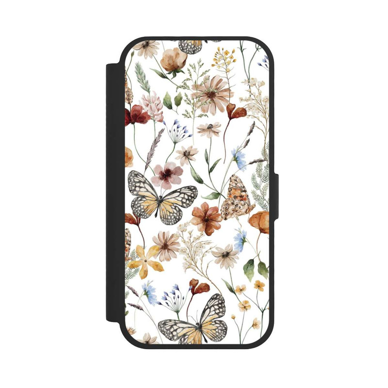 iPhone 17 NIVOflip Wildflowers and Butterflies Pattern