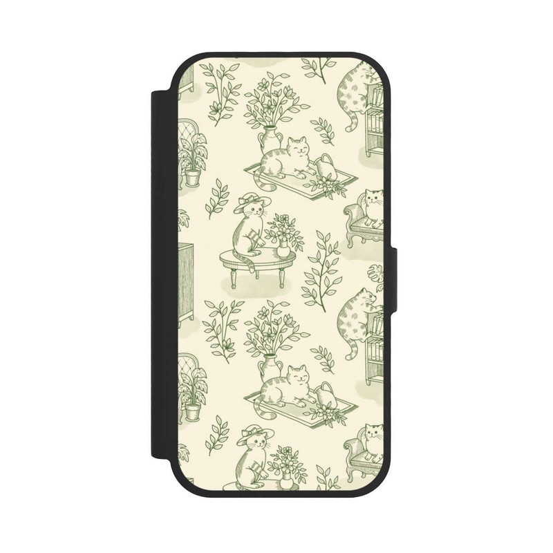 iPhone 17 NIVOflip Chonky Cats Toile de Jouy