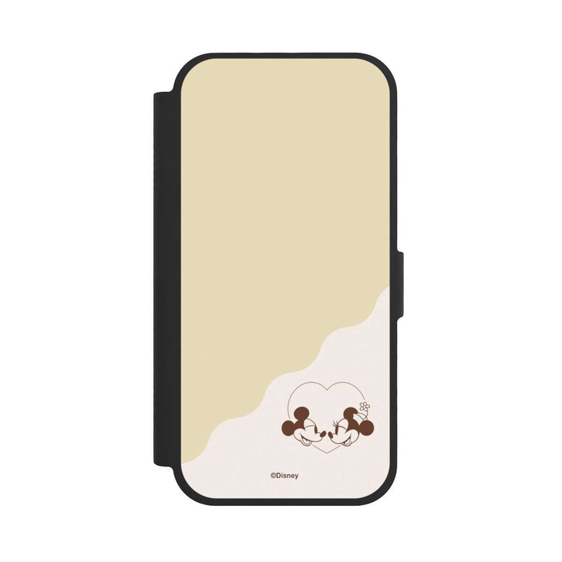 iPhone 17 NIVOflip Mickey and Minnie Love Heart Beige