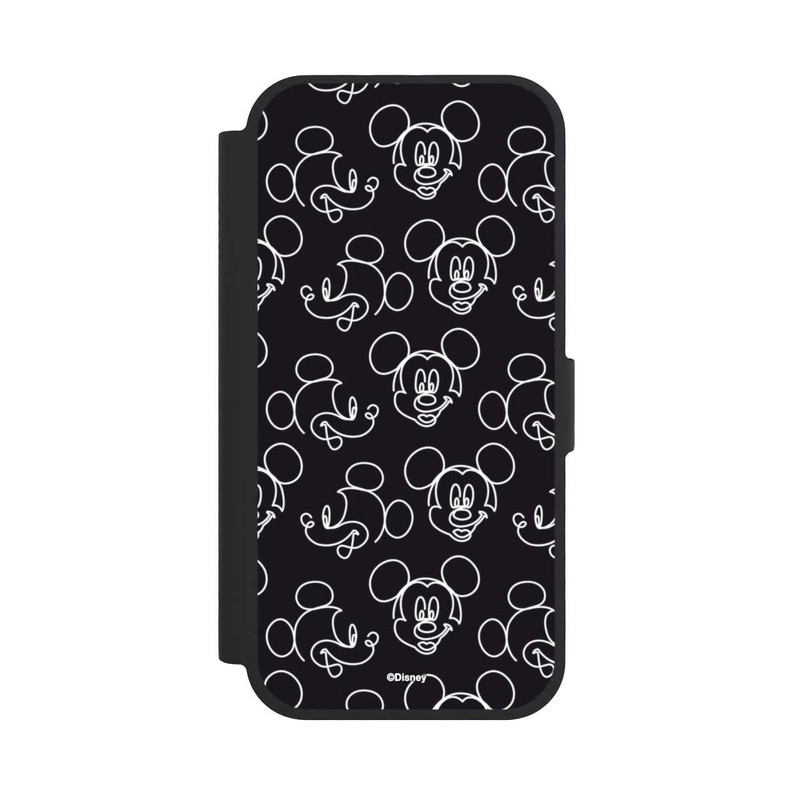iPhone 17 NIVOflip Disney Mickey Faces Black Line Art Pattern
