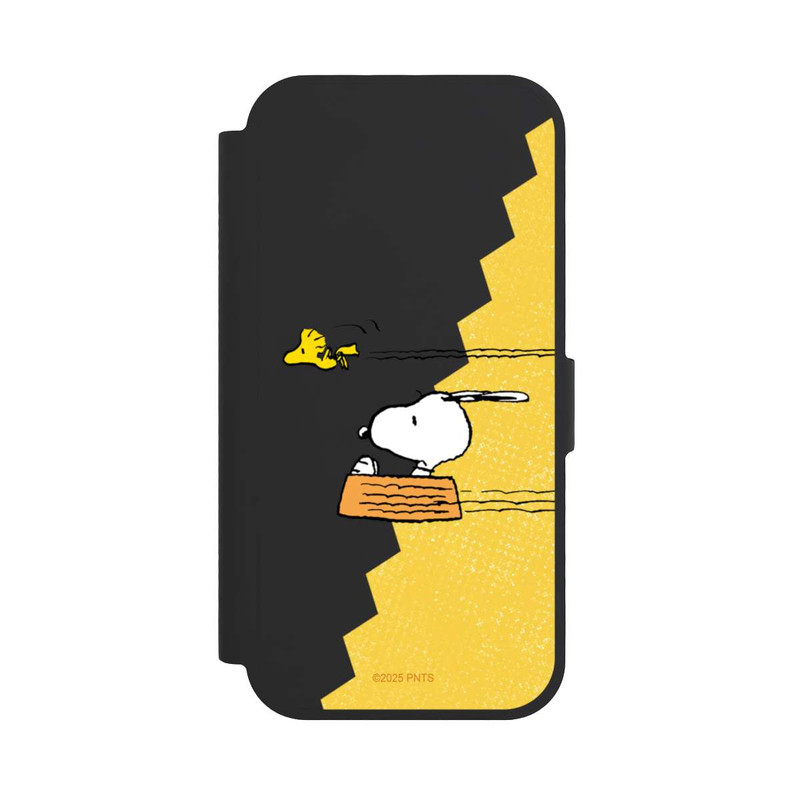iPhone 17 NIVOflip Peanuts-Snoopy und Woodstock Transparent
