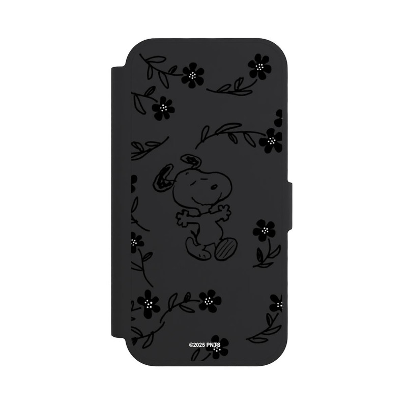 iPhone 17 NIVOflip Snoopy und Flowers Transparent