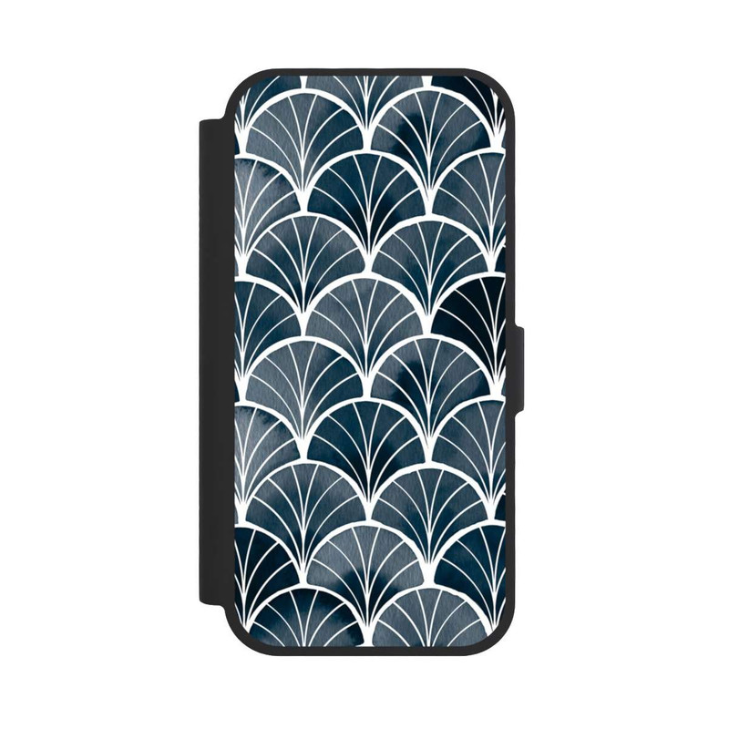 iPhone 17 NIVOflip Botanische Brise Art Deco Grau
