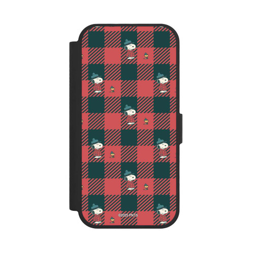 Apple iPhone 17 NIVOflip Peanuts Red Tartan Pattern