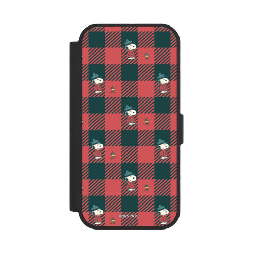 Apple iPhone 17 NIVOflip Peanuts Rot Schottenmuster