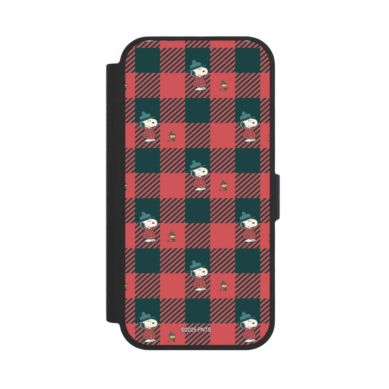 iPhone 17 NIVOflip Peanuts Rot Schottenmuster