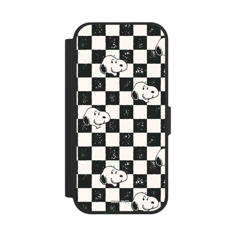 iPhone 17 NIVOflip Snoopy Heads Checked Pattern