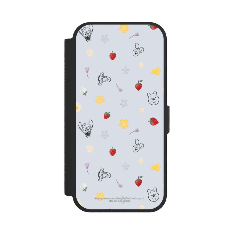 iPhone 17 NIVOflip Winnie Puuh und Freunde Erdbeer Muster Blau