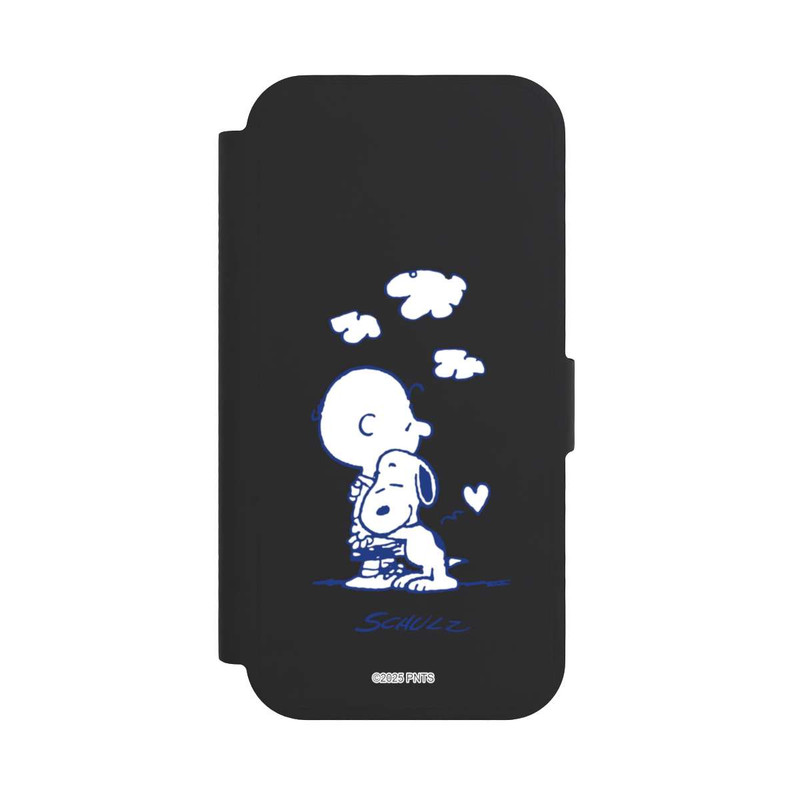 iPhone 17 NIVOflip Peanuts Charlie Brown Snoopy Hug Transparent