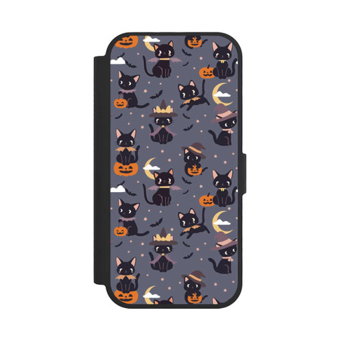  NIVOflip Cute Halloween Witch Cats and Pumpkins