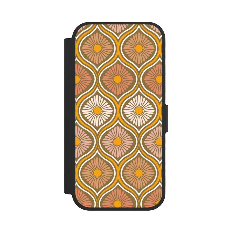 iPhone 17 NIVOflip Groovy 70s Retro Mid-Century Daisy Flowers
