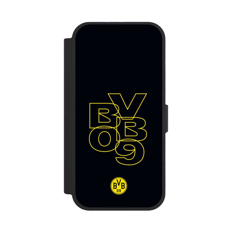 iPhone 17 NIVOflip BVB09 Gelb Schwarz