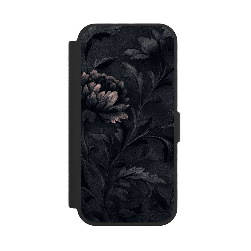 iPhone 17 NIVOflip Dunkles Blumenmuster Vintage
