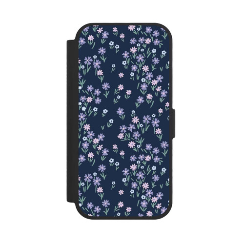 Apple iPhone 17 NIVOflip Dark Blue Floral Theme