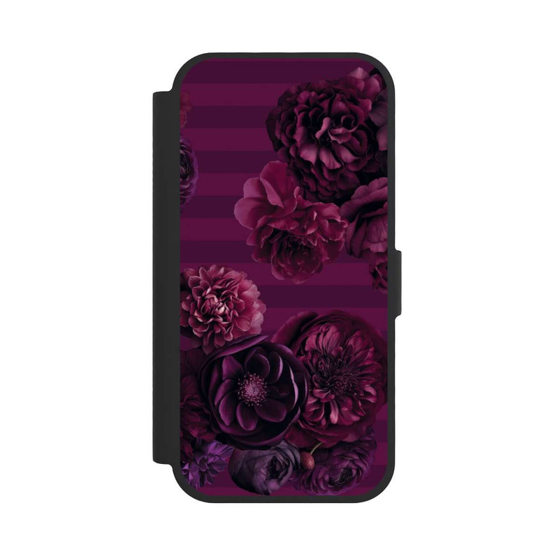 iPhone 17 NIVOflip Majestic Baroque Blossom Dream Burgundy Pink with AI