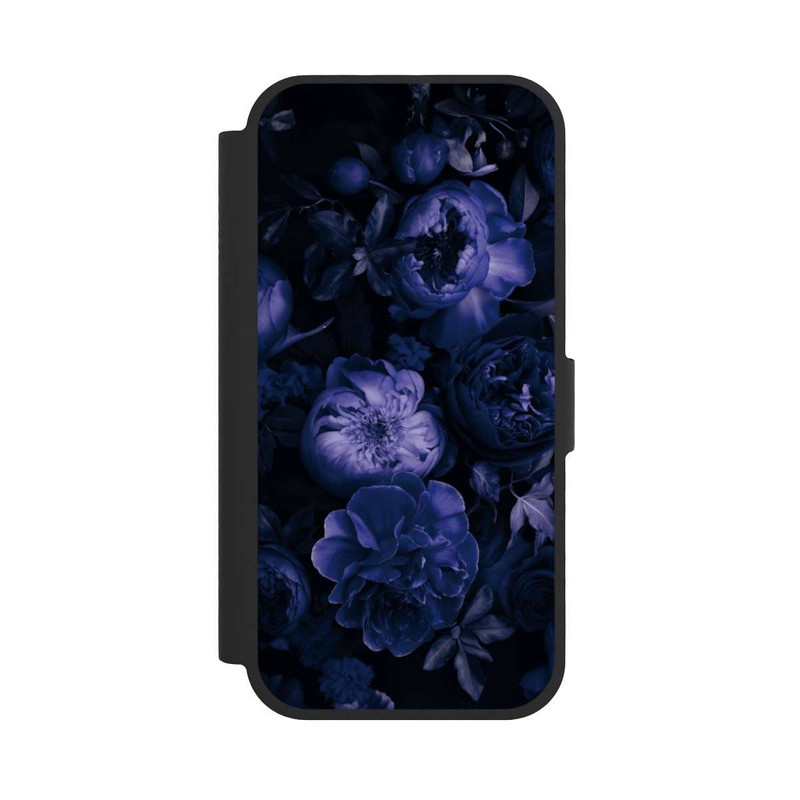 iPhone 17 NIVOflip Victorian Grandeur Large Flowers Purple Mit KI