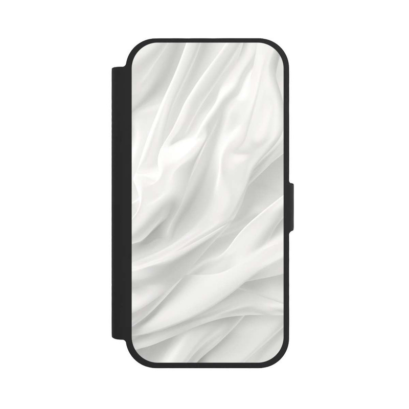 iPhone 17 NIVOflip Weiße Seidenmatte Textur mit KI