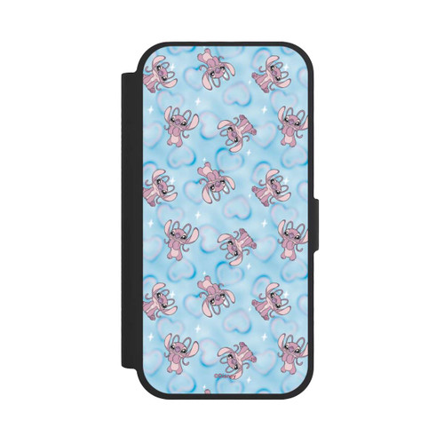 Apple iPhone 17 NIVOflip Lilo &amp; Stitch Angel Pattern Blue Hearts