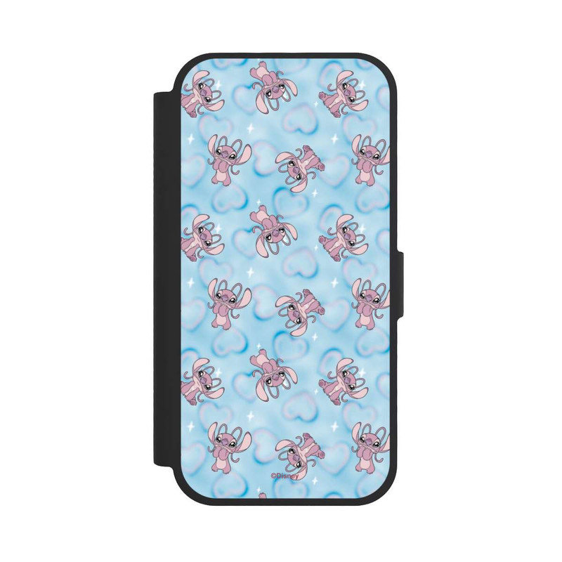 iPhone 17 NIVOflip Lilo & Stitch Angel Pattern Blue Hearts