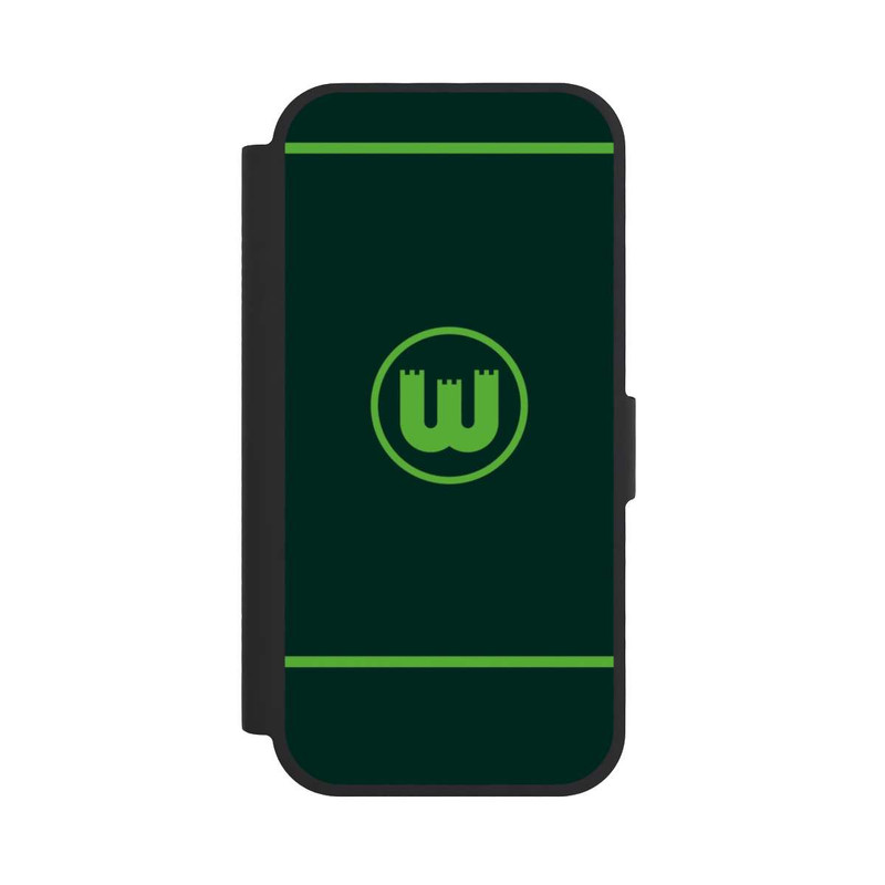 iPhone 17 NIVOflip VfL Wolfsburg Zinnenwappen Linien Grün