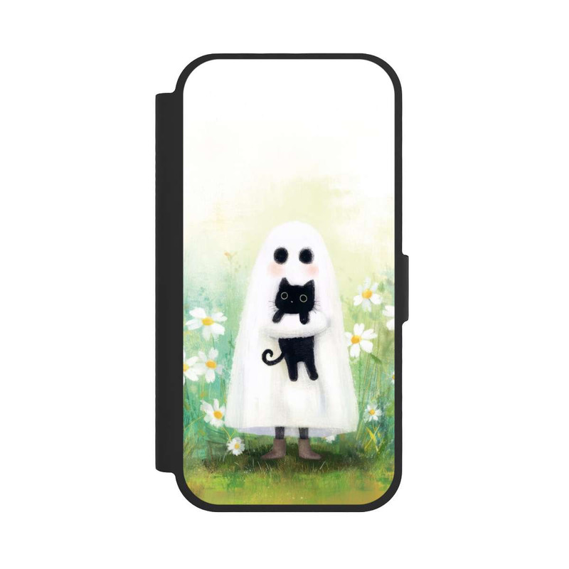 iPhone 17 NIVOflip Geist und Katze Halloween mit KI