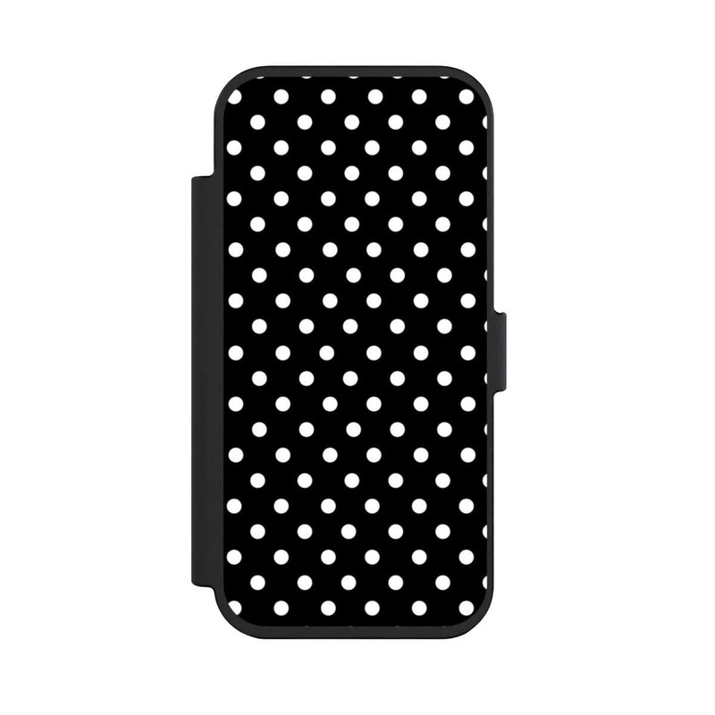 iPhone Air NIVOflip Confettis blancs sur fond noir
