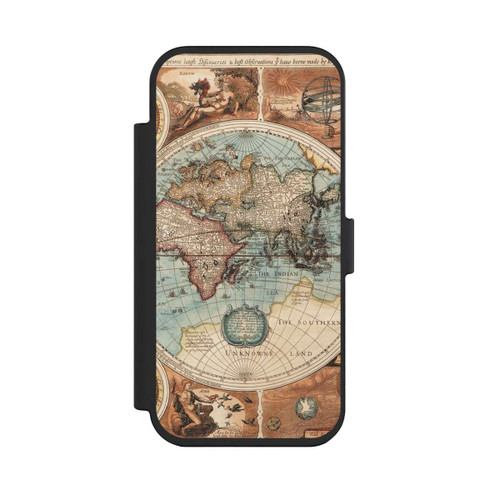 Apple iPhone Air NIVOflip Vintage Weltkarte