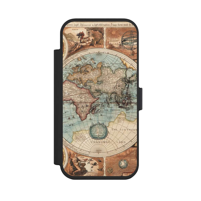 iPhone Air NIVOflip Vintage Weltkarte
