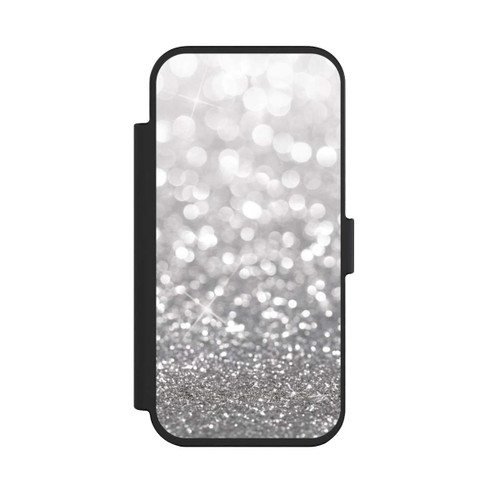 Apple iPhone Air NIVOflip Pluie de Paillettes Argentées Look