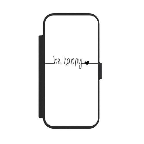 Apple iPhone Air NIVOflip Be Happy Weisser Hintergrund