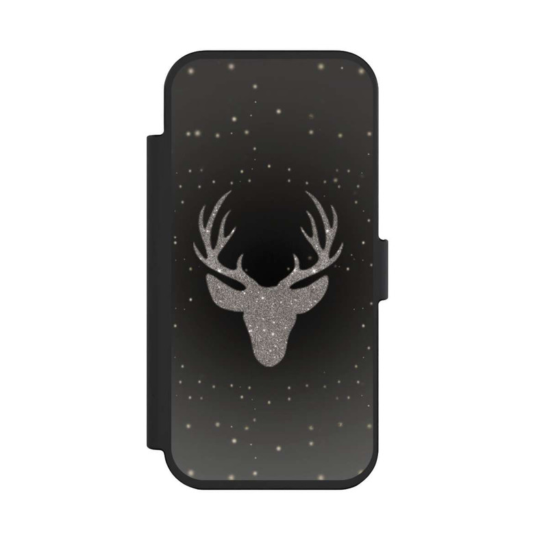 iPhone Air NIVOflip Hirsch Glitzer Look