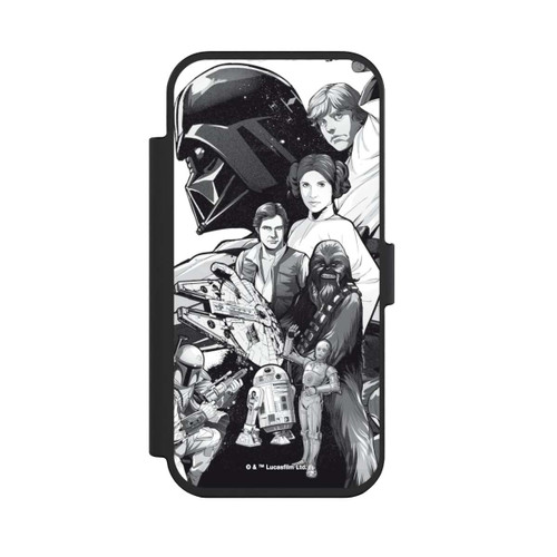 Apple iPhone Air NIVOflip StarWars Charaktere - Schwarz-Weiß