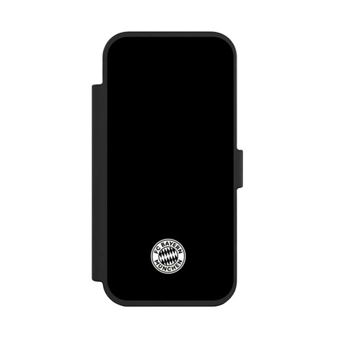 Apple iPhone Air NIVOflip Klassisches FCB Logo Klein - Weiß auf Schwarz