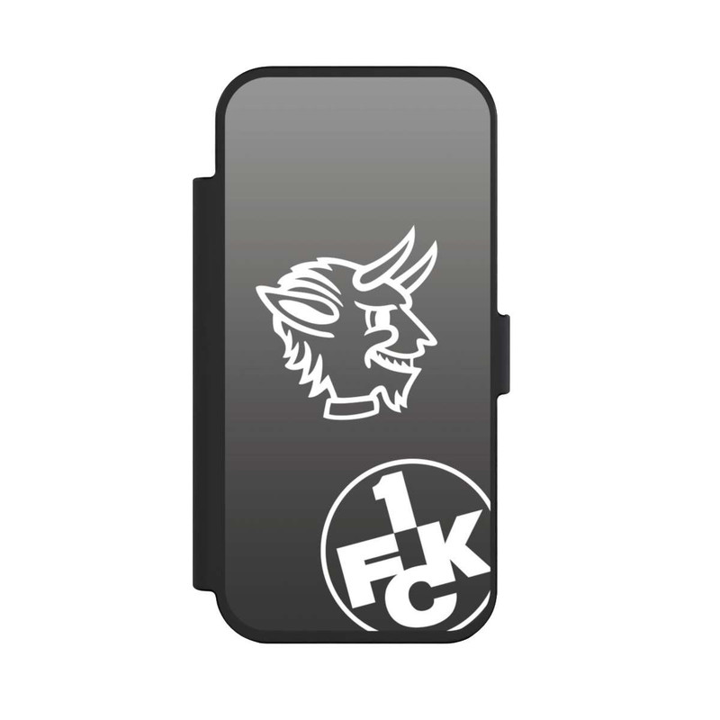 iPhone Air NIVOflip Teufelskopf FCK auf Schwarz