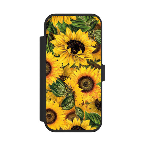 Apple iPhone Air NIVOflip Sonnenblumenmuster