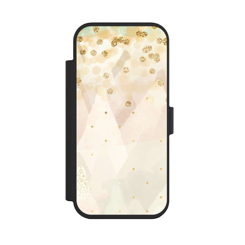 iPhone Air NIVOflip Gold Glitter Snow Look