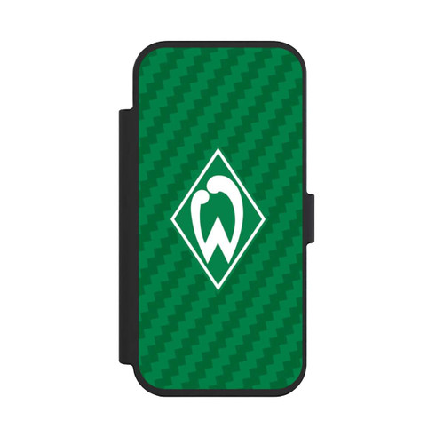 Apple iPhone Air NIVOflip Carbonlook - Werder Bremen