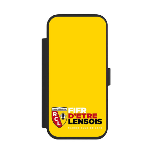 Apple iPhone Air NIVOflip Fond Logo RCL Jaune
