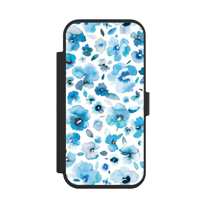 iPhone Air NIVOflip Blue Tropical Flowers