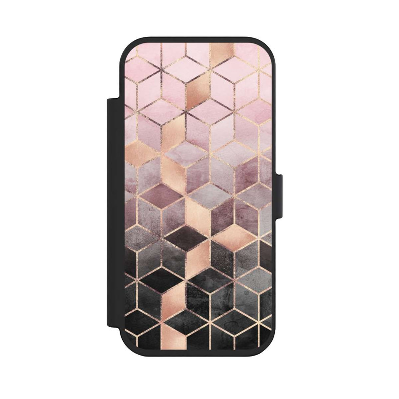 iPhone Air NIVOflip Pink-grauer Farbverlauf Würfel Druck