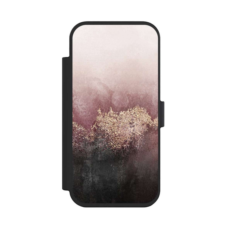 iPhone Air NIVOflip Rosa Himmelsstaub Golddruck
