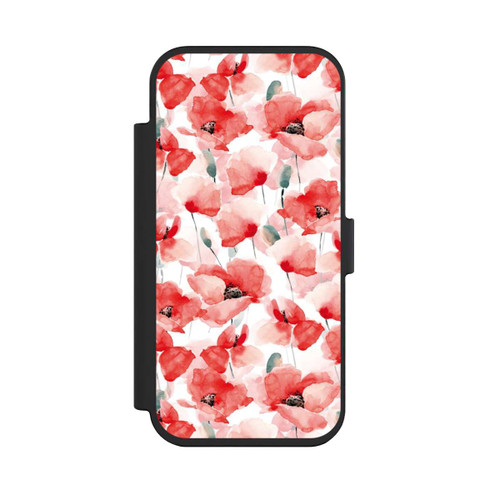 Apple iPhone Air NIVOflip Mohnblumen Muster