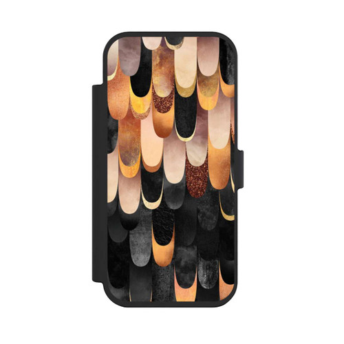 Apple iPhone Air NIVOflip Gefiedertes Kupfer und Schwarz
