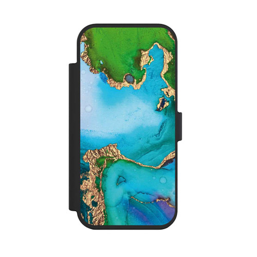 Apple iPhone Air NIVOflip Colourfull Marble Glitterlook