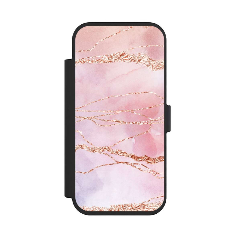 iPhone Air NIVOflip Glitzer Look Pink Mädchen Marmor