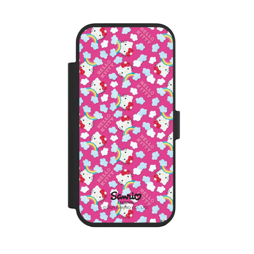 Apple iPhone Air NIVOflip Hello Kitty Regenbogenmuster