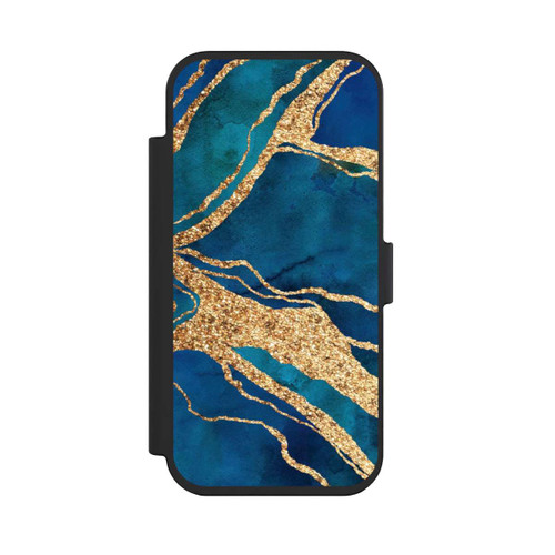 Apple iPhone Air NIVOflip Gemstone Blue Gold