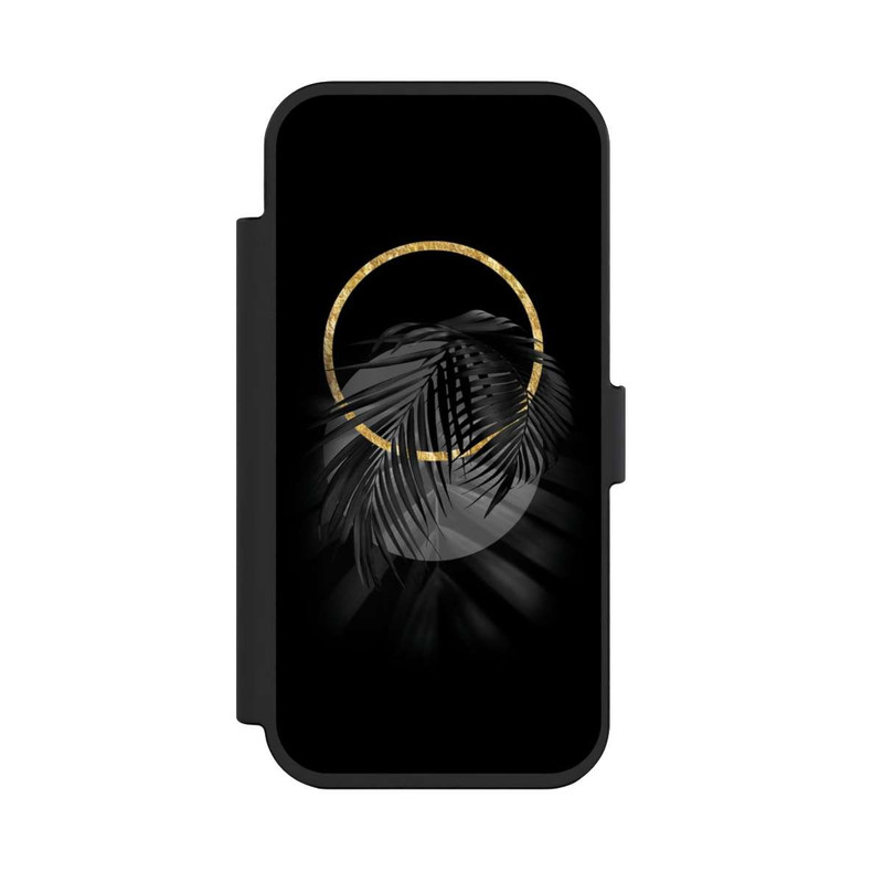 iPhone Air NIVOflip Feuille tropicale noire