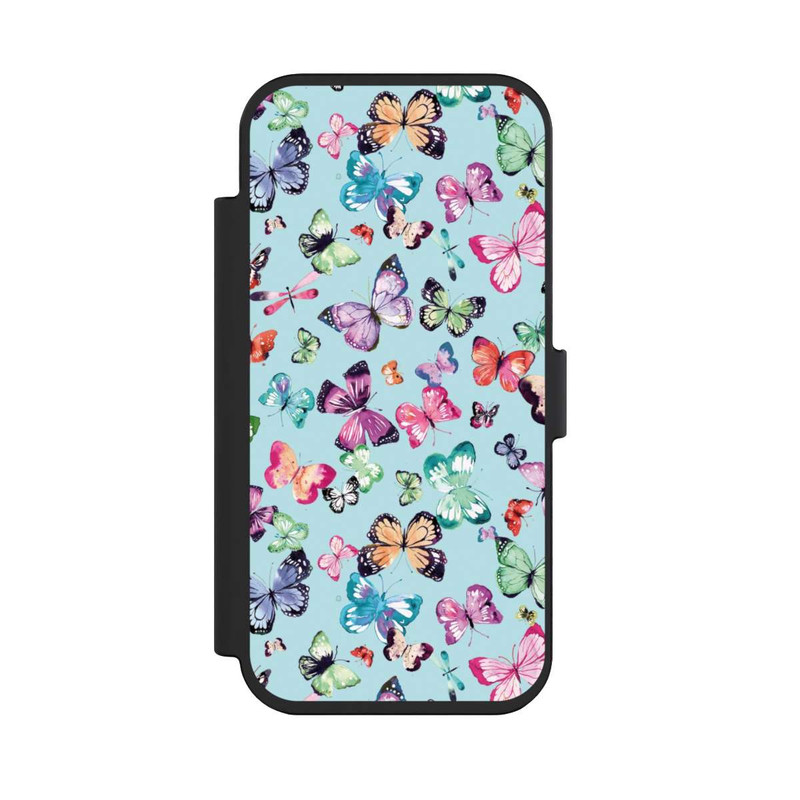 iPhone Air NIVOflip Schmetterlinge rosa orange blau